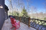 Sit on the Upstairs Deck and Enjoy the Mountain Air